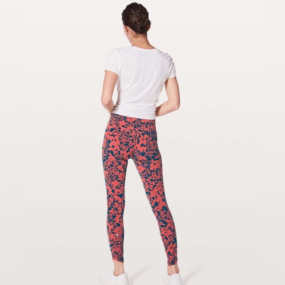 lululemon athletica Pants - Lululemon All You Do Tight *25" Efflorescent Dark Canyon Onyx Blue Size 6